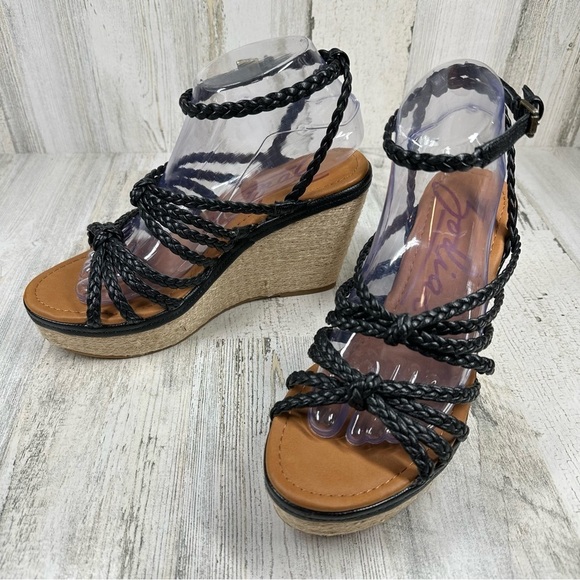 New Zodiac Espadrilles - Shana-Espad Braided Straps Wedge Platform Sandal #400 - Picture 1 of 12